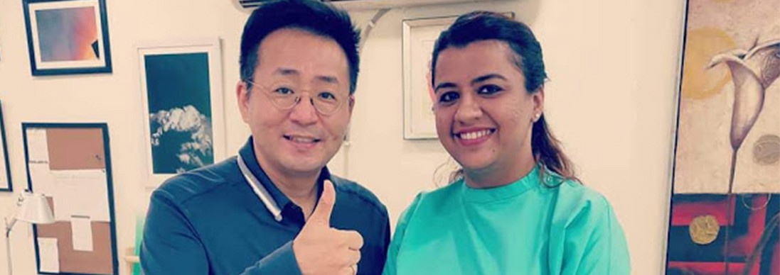 A picture with Mr. Seon Eo.