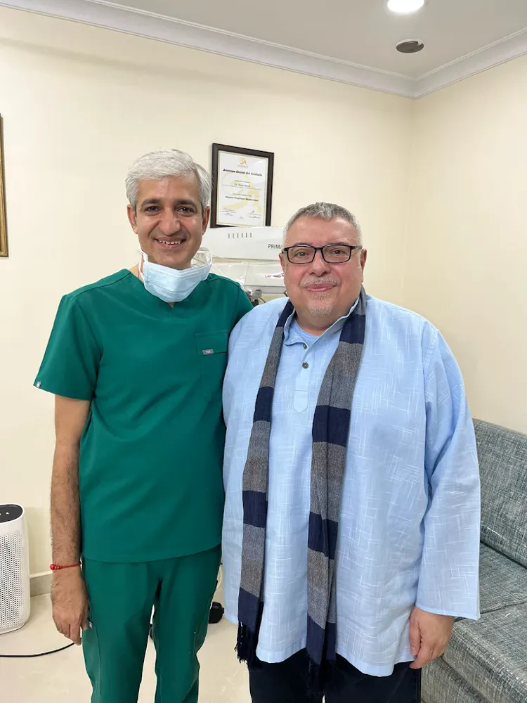 Dr. Tarun Kumar Giroti with H.E. Mr. Agis Loizou, Ambassador of Cyprus