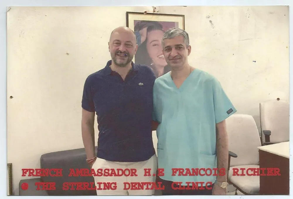 Dr. Tarun Kumar Giroti with H.E. François Richier, Ambassador of France
