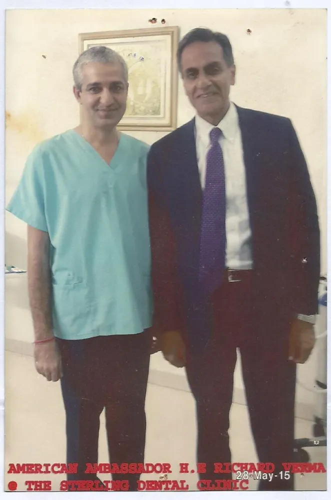 Dr. Tarun Kumar Giroti with H.E. Richard Verma, Ambassador of the United States of America